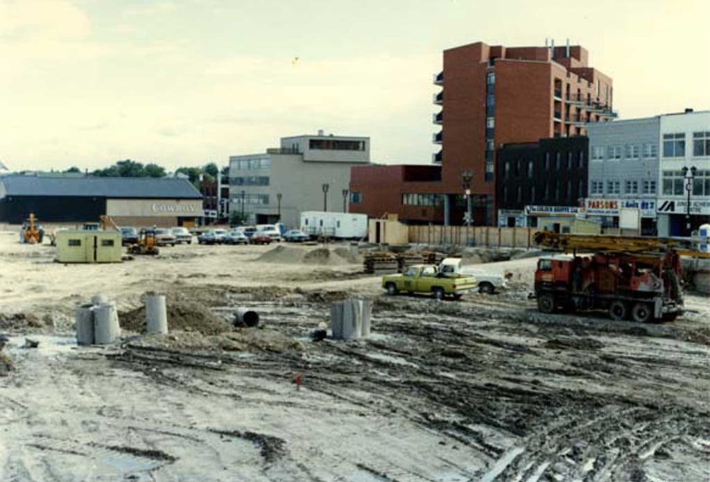 Construction of Eaton Market Square