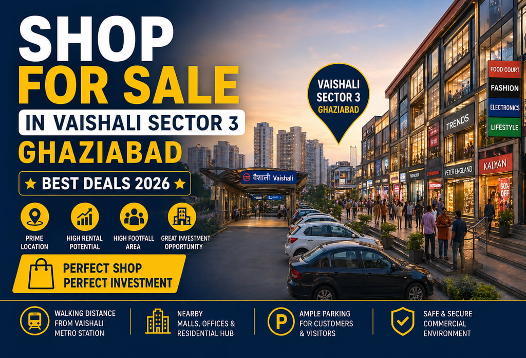 Shop for Sale in Vaishali Sector 3 Ghaziabad 