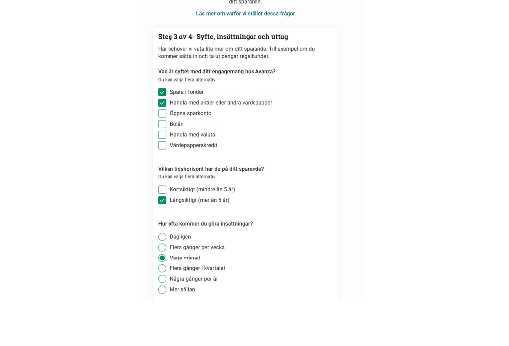 Avanza frÄga om du vill byta bank