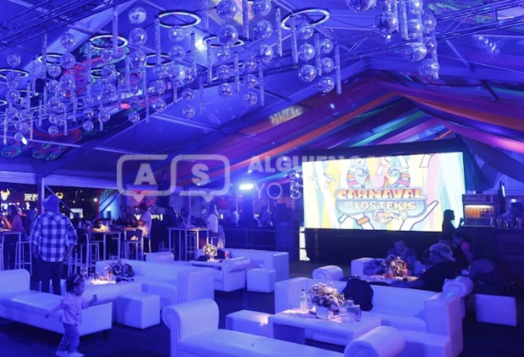 Asi es el VIP diablo para el Carnaval de Los Tekis