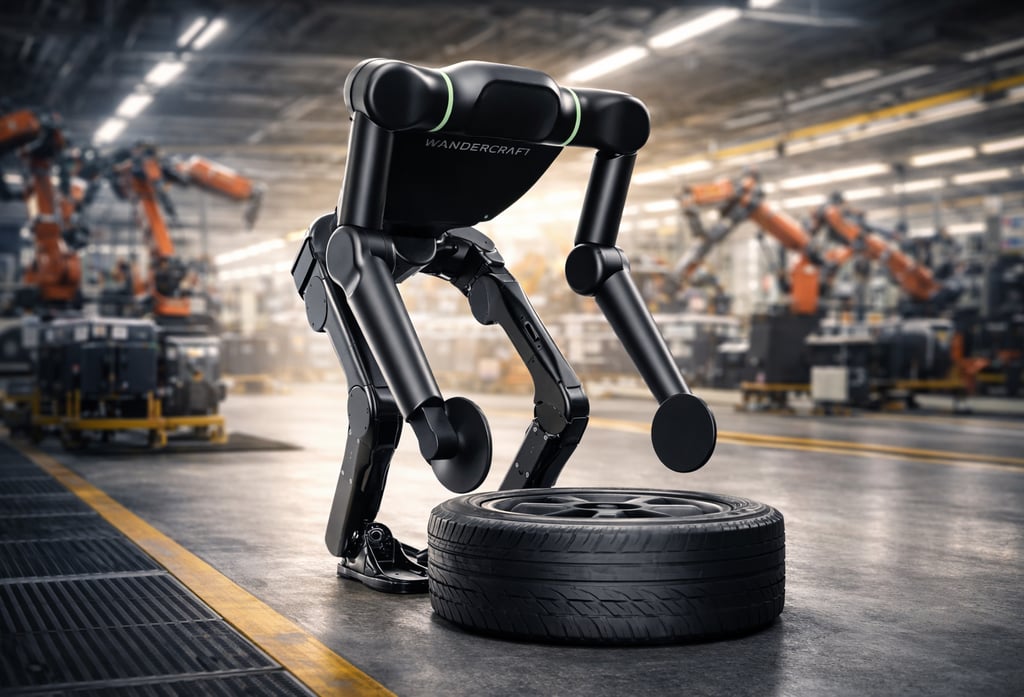 Renault Calvin robô humanoide trabalhando na linha de produção da fábrica da Renault
