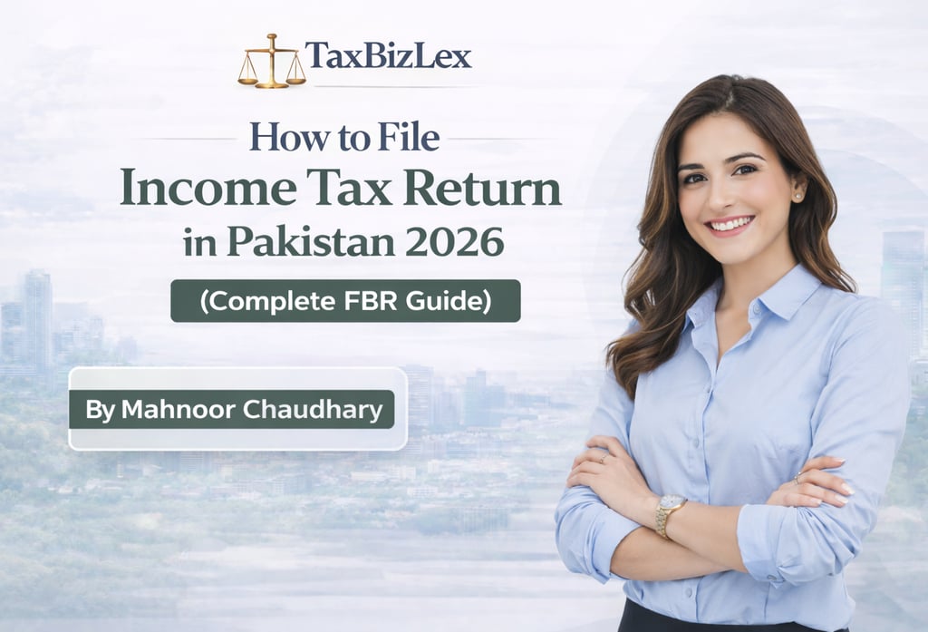 how to file income tax returns in Pakistan 2026