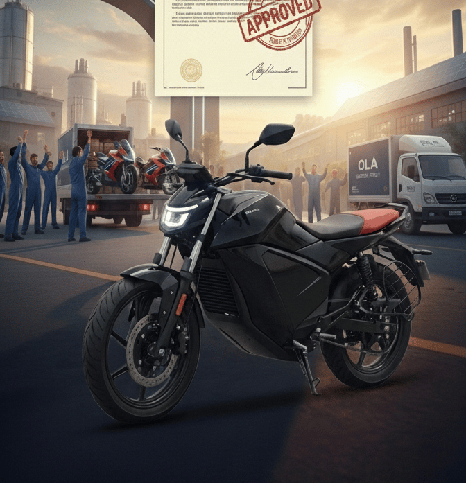 Ola Electric Roadster X+ finally securing all government approvals