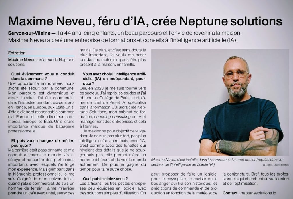 Du leadership et de l'IA au service de votre entreprise à Rennes