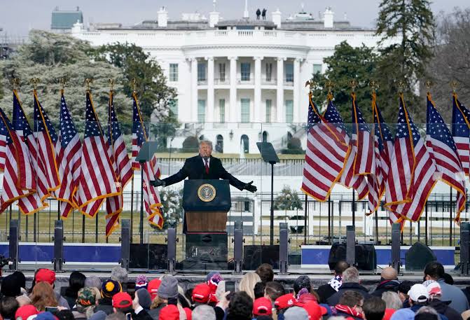 President Trump Rally at the White House