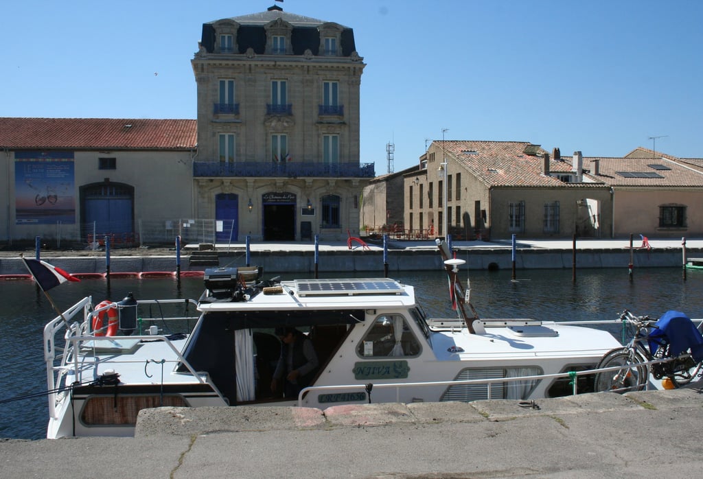 Njiva, while moored at Marseillan