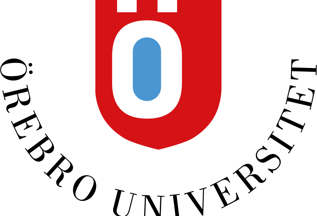 Örebro Universitet logo with a red shield, representing the university's inclusive scholarship