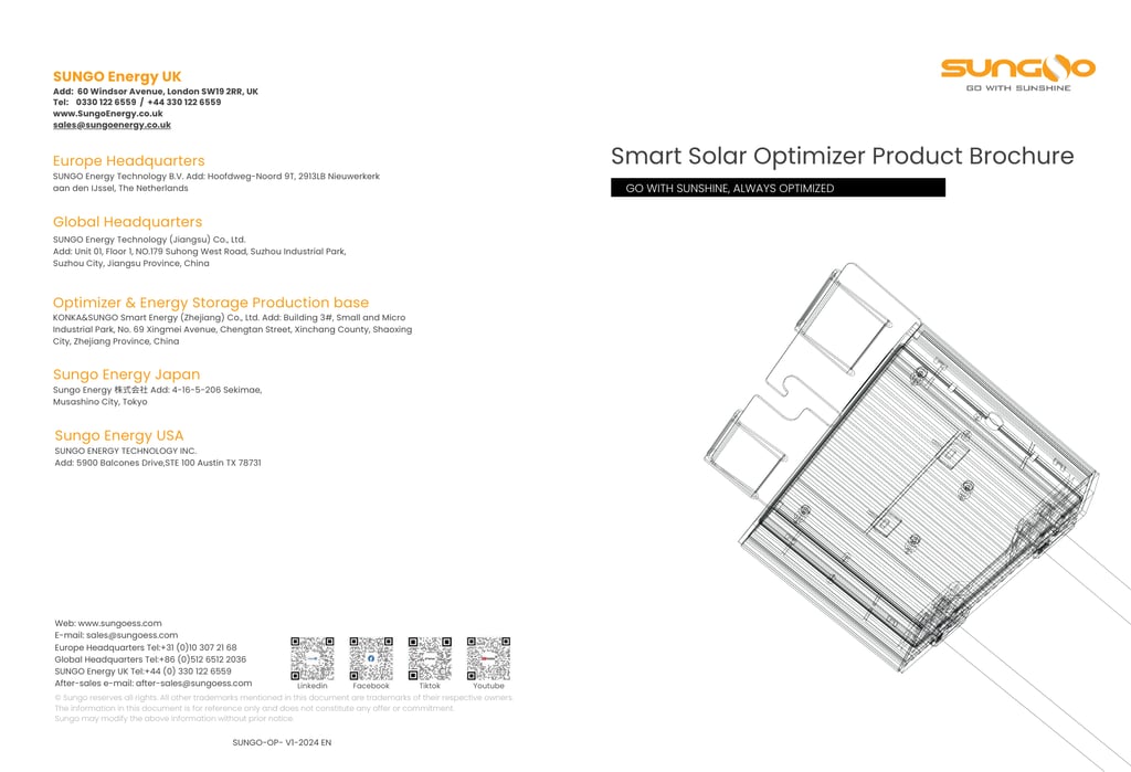 SUNGO Energy UK Product Brochure p1