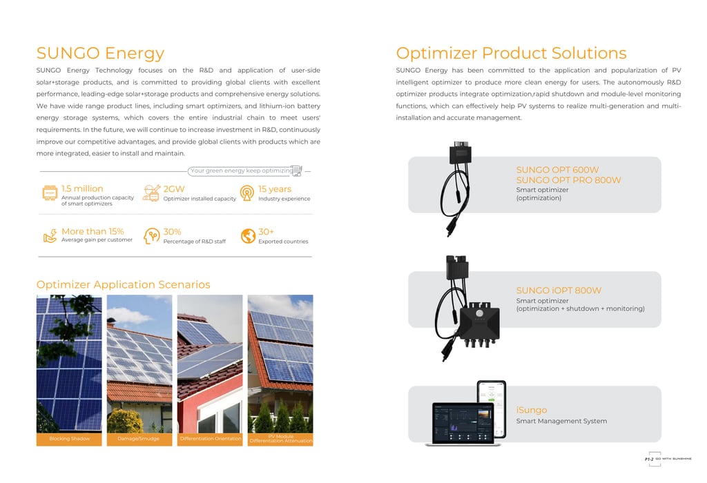 SUNGO Energy Smart Solar Optimiser Brochure p2