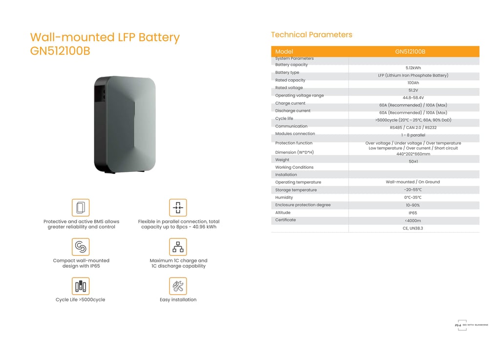 SUNGO Energy Storage Systems Brochure p4