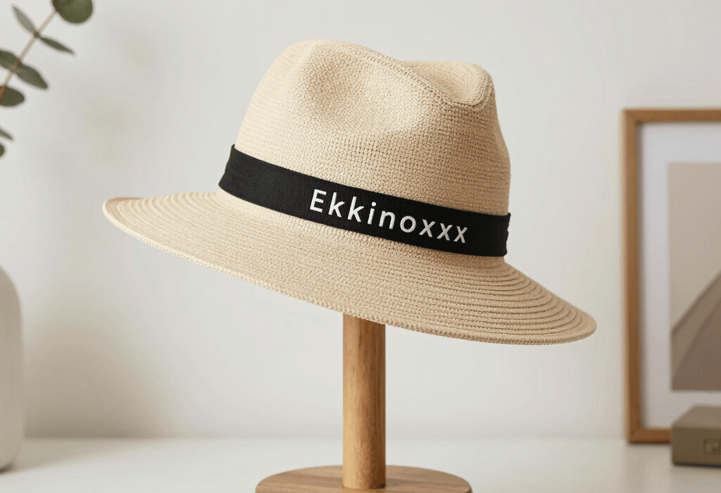 chapeau élégant posé sur un support pour préserver sa forme