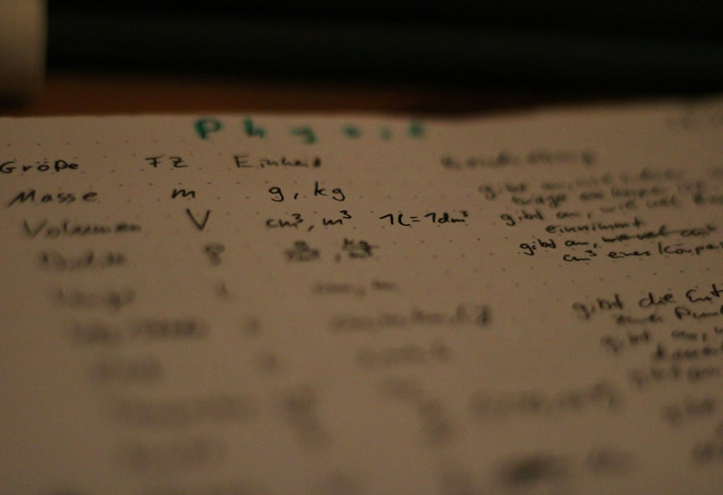 Cambridge Maths Notes on Physical quantities