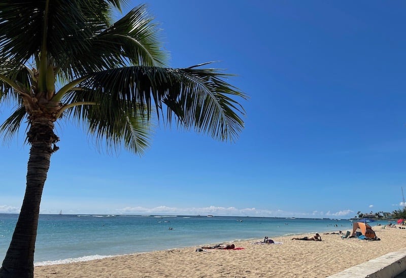 Ala Moana Beach Park Honolulu O'ahu Hwai'i