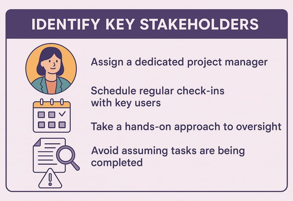 https://blagdendigital.websitedecorative: an image summarising the advice listed below in section 2