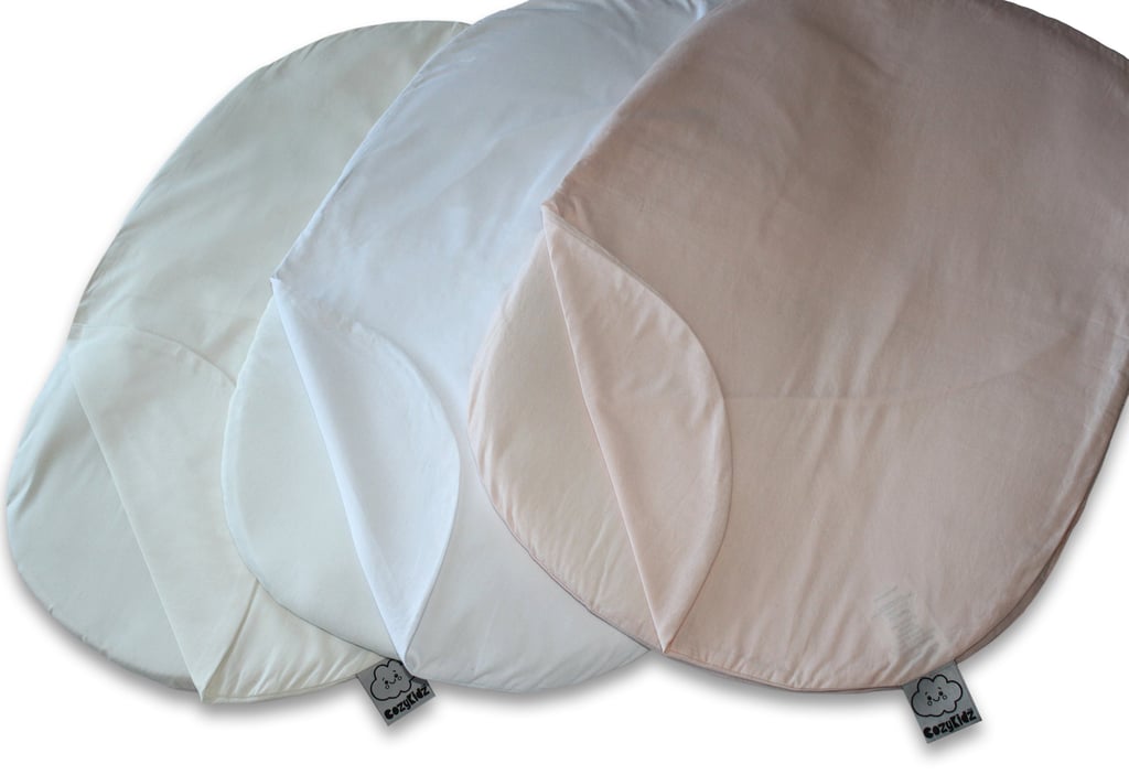 Topponcino security pillow newborn lounger colors white pink and warm grey