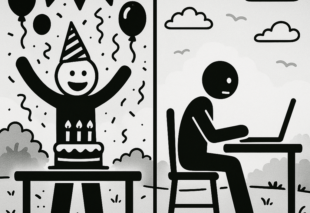 diffrence between someone who celebrates their birthday and somone who dosent