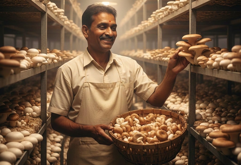 मशरूम उत्पादन