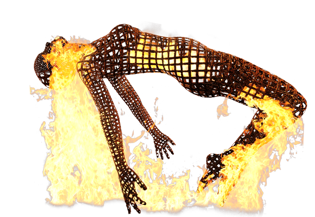 burn-out stress, persoon is opgebrand