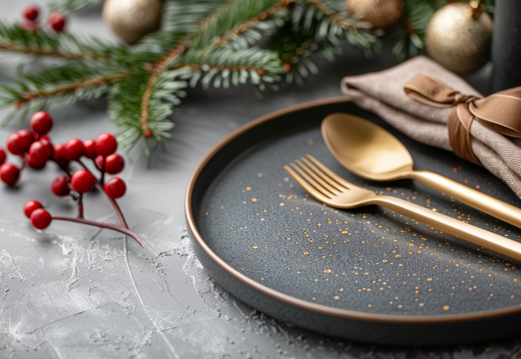 a plate with a fork on it