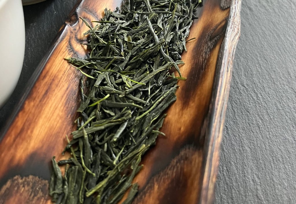 Feuilles de thé vert sencha