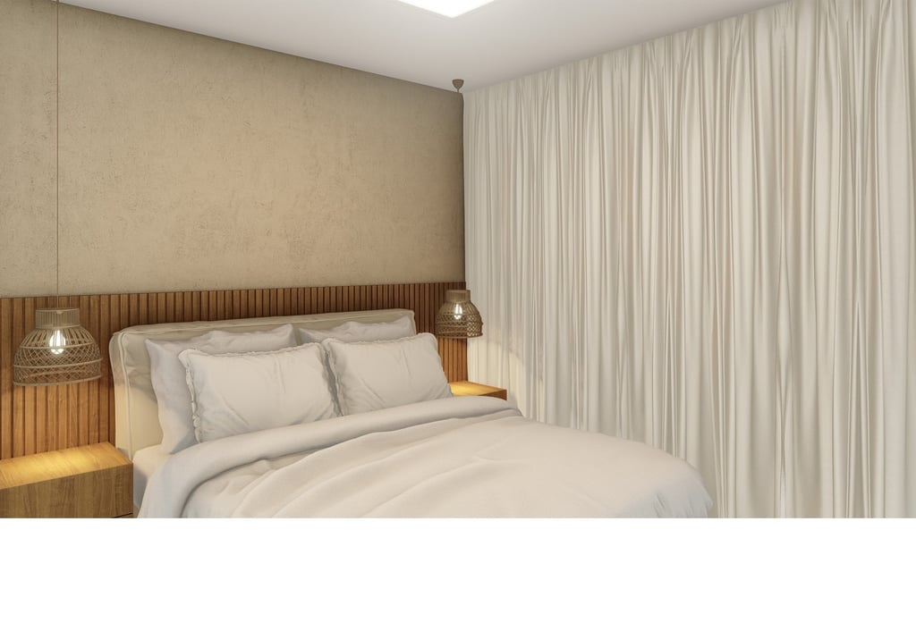 Projeto consultoria decoração quarto de casal