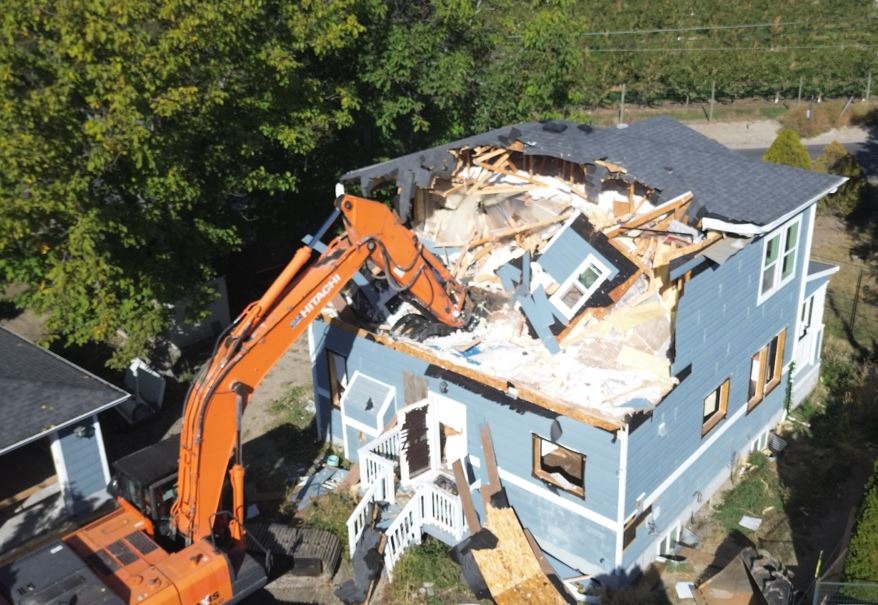 Demolition of a House