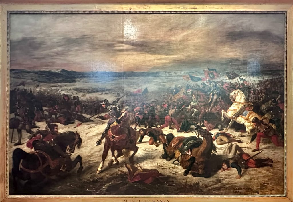La Bataille de Nancy, 1829/1833 Eugène Delacroix ©16mag
