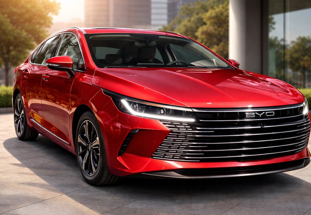 BYD King sedan híbrido com alta eficiência de combustível em destaque no Brasil