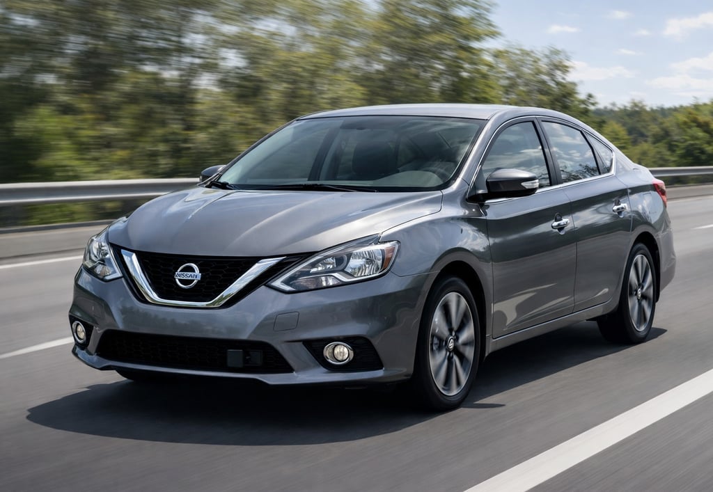 Nissan Sentra 2020 sedan em movimento na estrada mostrando conforto e estabilidade