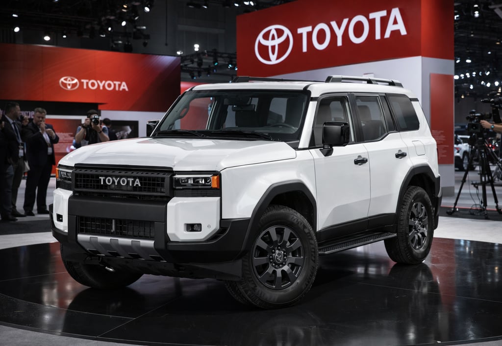 Toyota apresenta carro em lançamento no NY Auto Show 2026