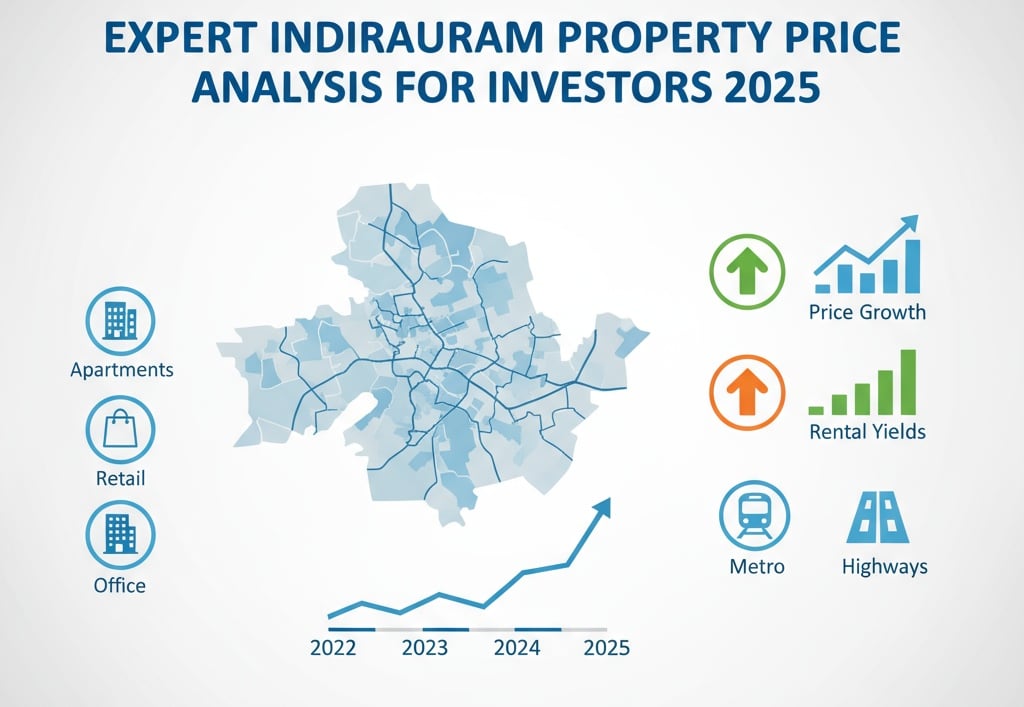 Indirapuram property price analysis