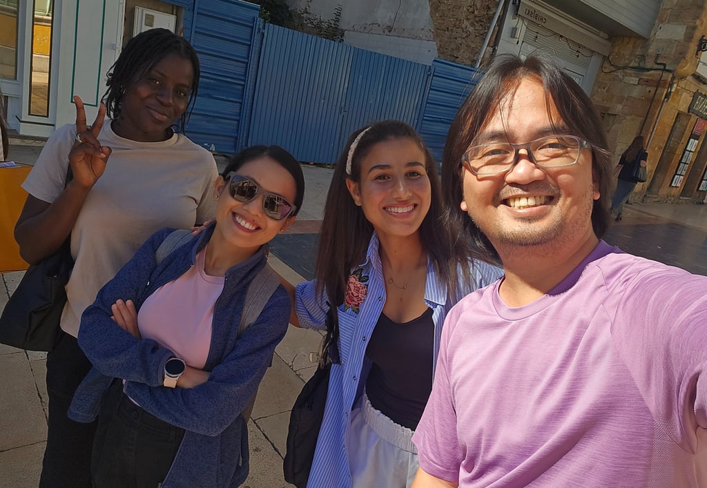 MJ & Seven with classmates