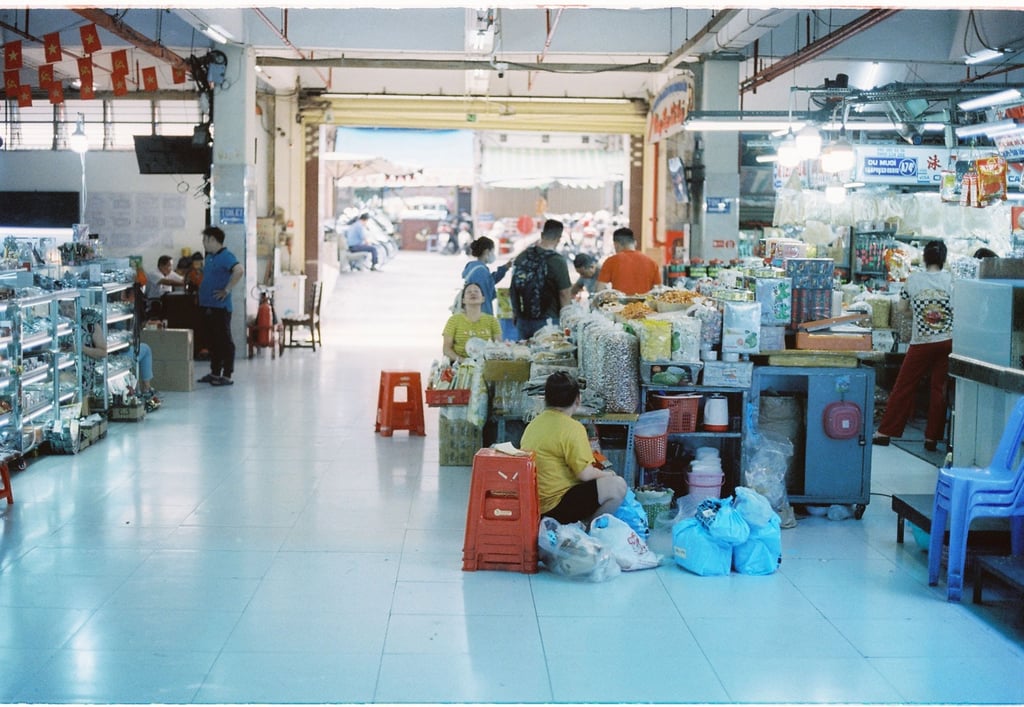 Saigon on film photography. Capturing streets of Saigon on film.