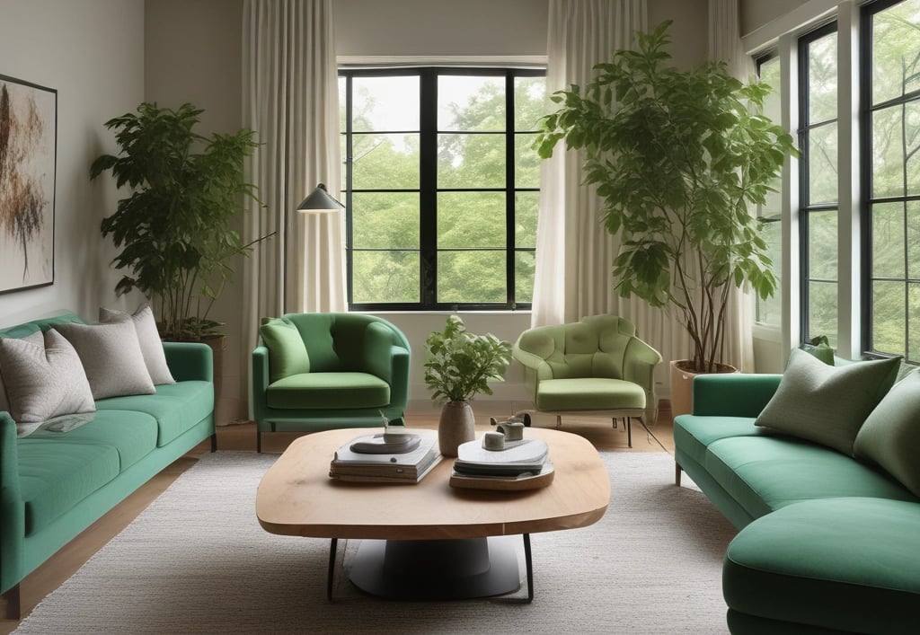 Bright living room with modern inventory