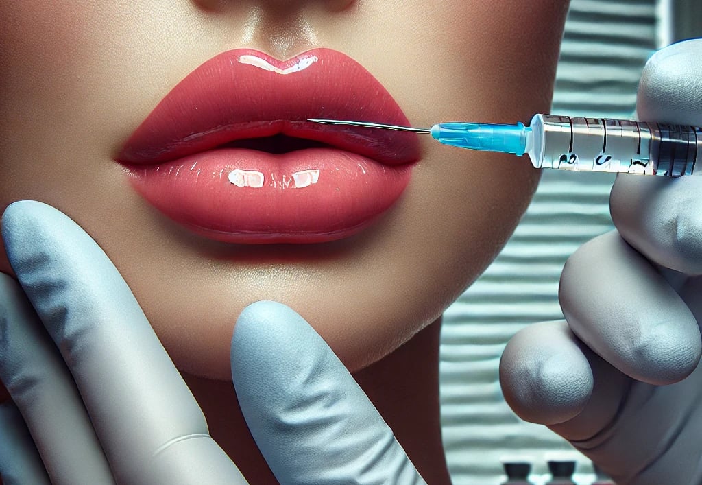 Aumento de labios con Ácido Hialurónico