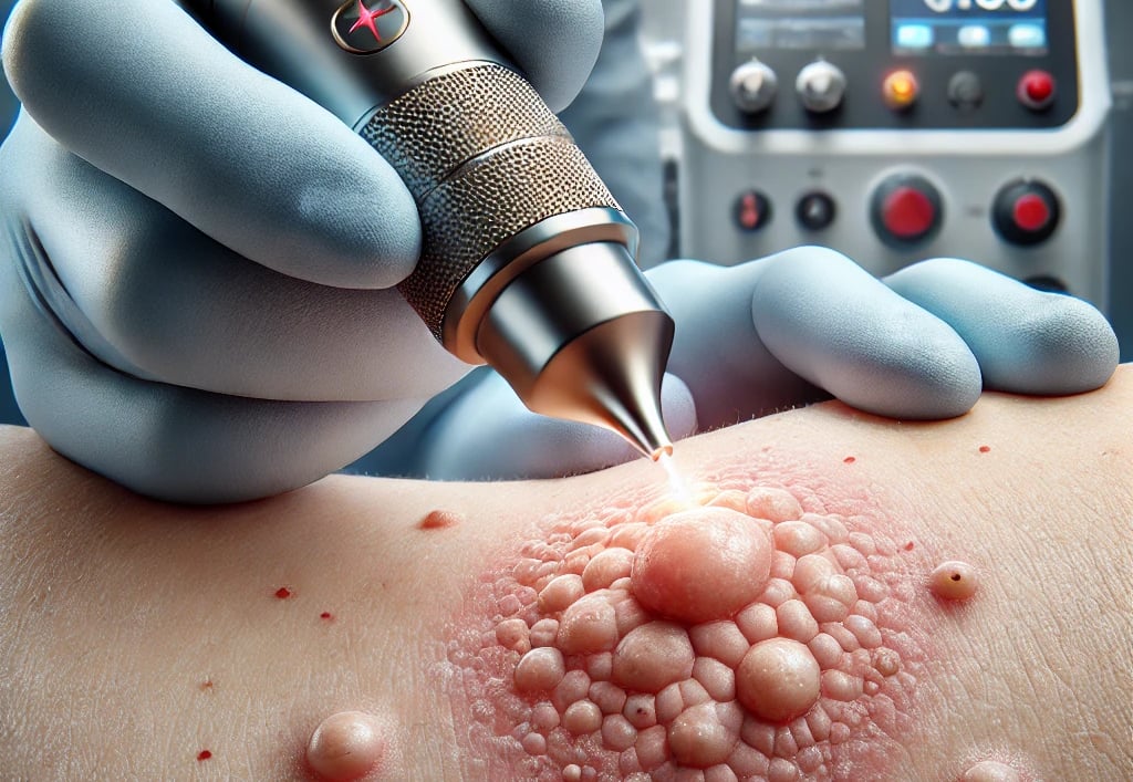 Eliminación de Verrugas con Laser CO2 Fraccionado