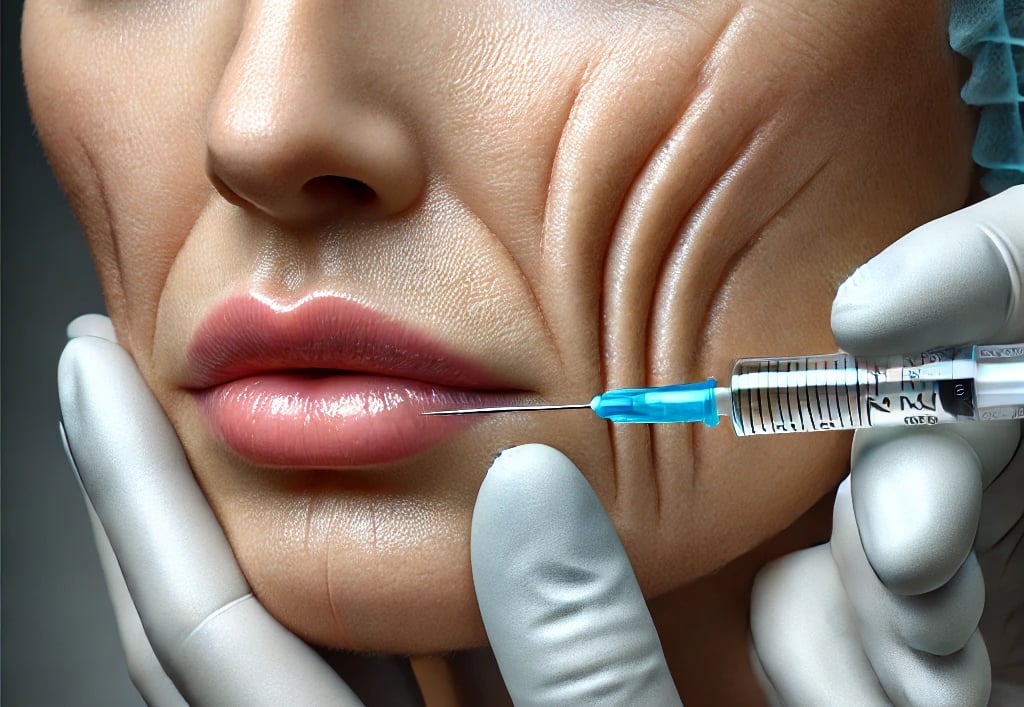 Relleno de Surcos Nasogenianos con Acido Hialurónico