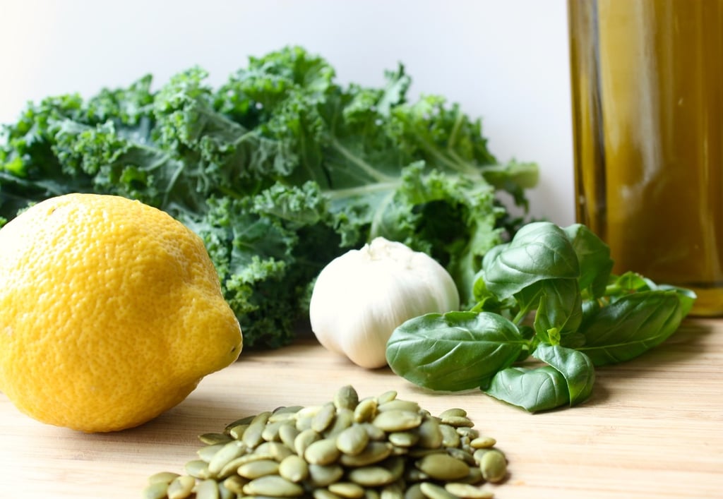 kale basil pesto ingredients