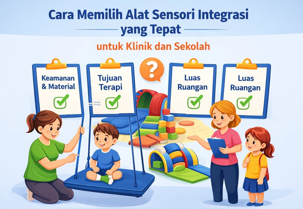 cara memilih alat sensori integrasi yang tepat untuk klinik dan sekolah 