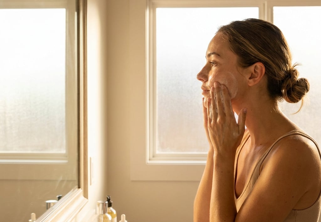 Natural glowing skin