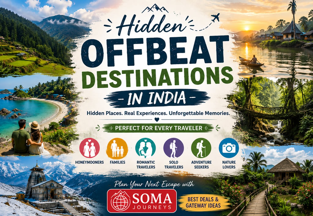 Hidden Offbeat Destinations in India with Soma Journeys