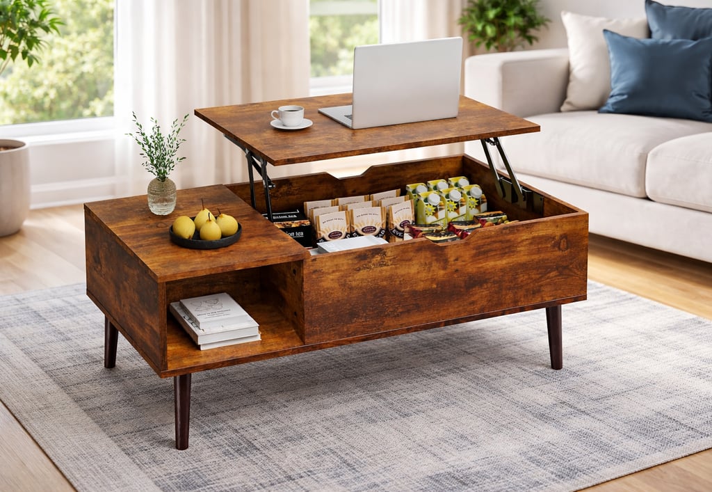 Modern coffee table for living room