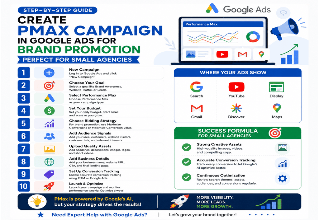 How to Create a Google Performance Max (PMax) Campaign for Brand Promotion