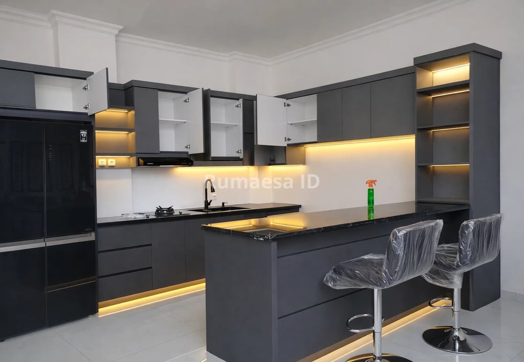 jasa pembuatan furniture kitchen set minimalis