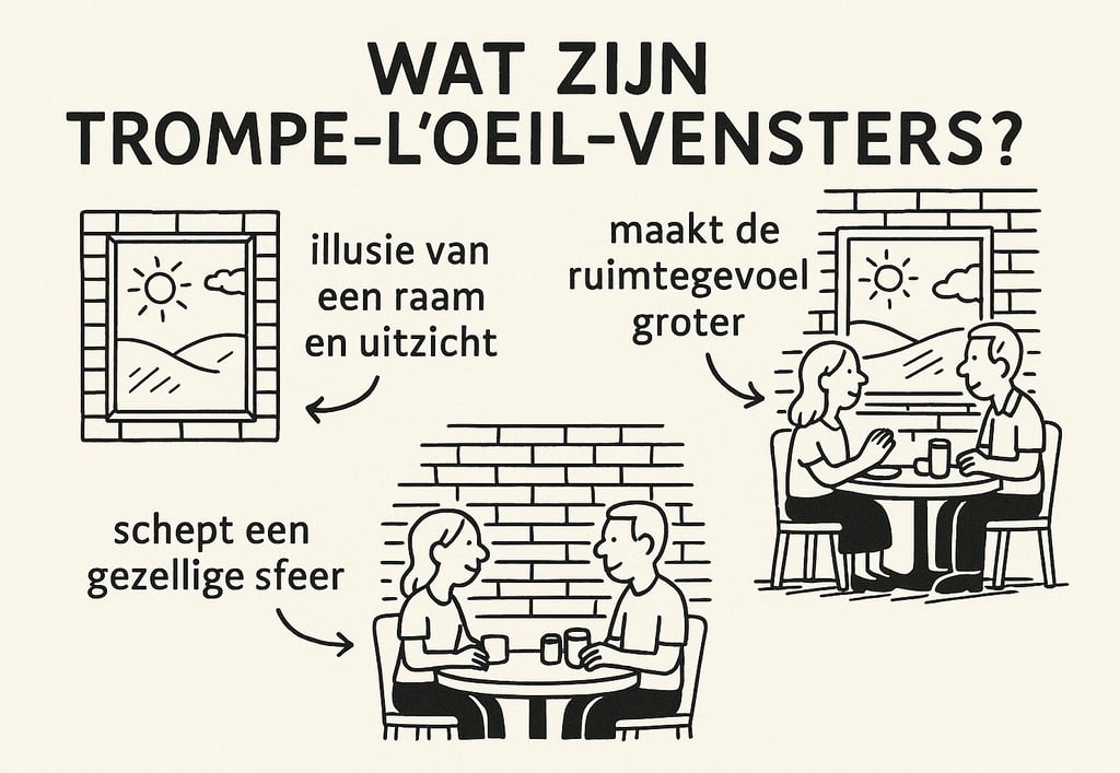 a cartoon drawing of a man and woman sitting at a table