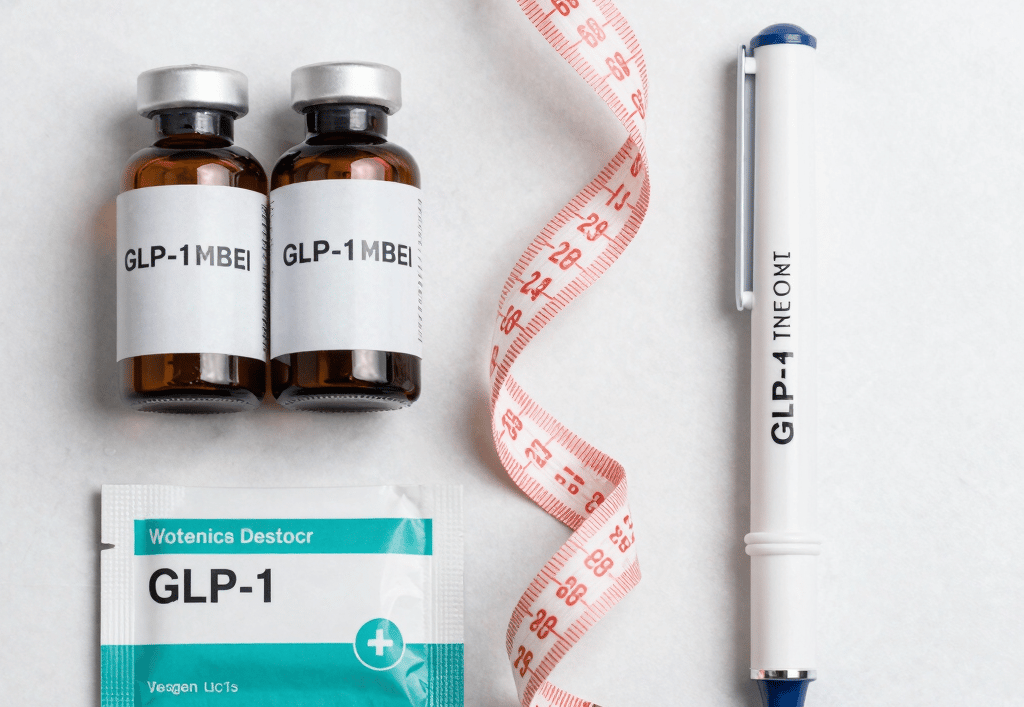 Weight loss products compared to GLP-1 medical treatment showing which deliver real before and after