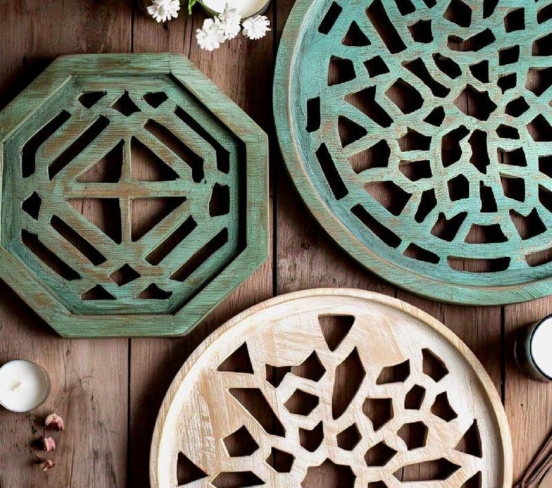 wooden serving tray, decorative wooden serving trays,