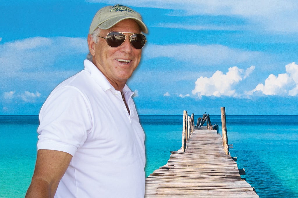 Jimmy Buffett in his natural surroundings