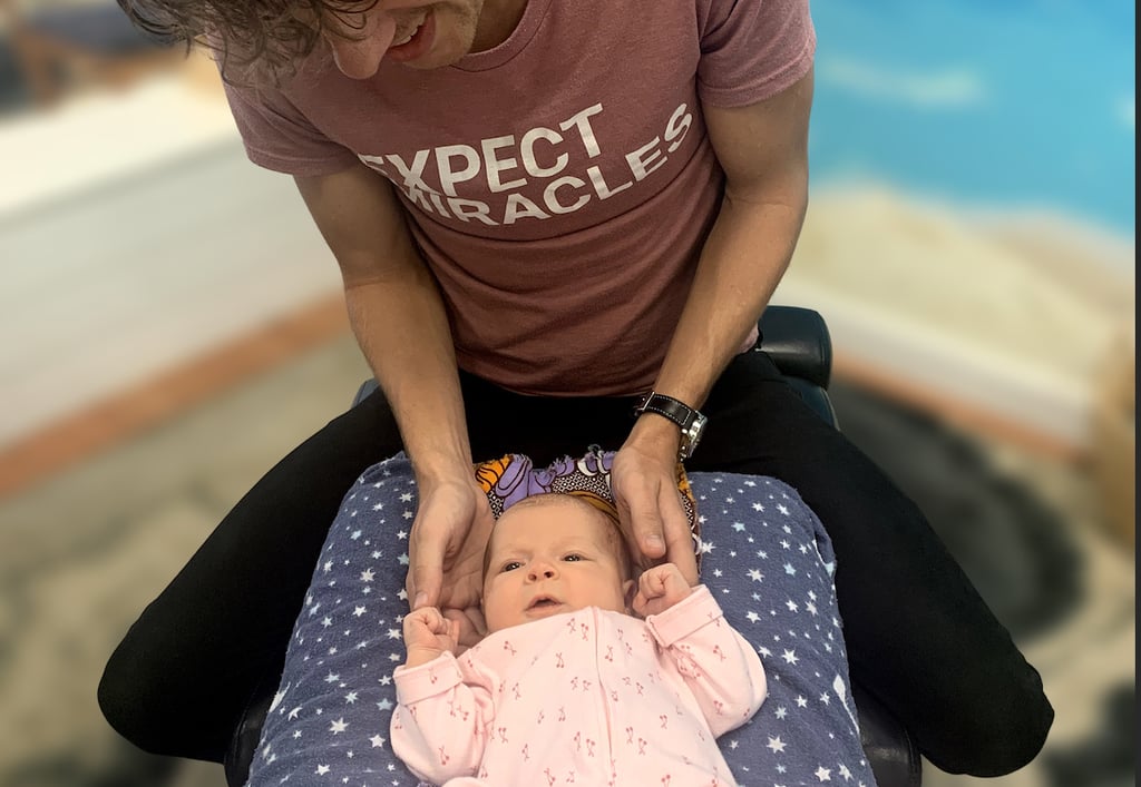 Franklin TN pediatric Chiropractor stimulates vagus nerve to help baby with colic