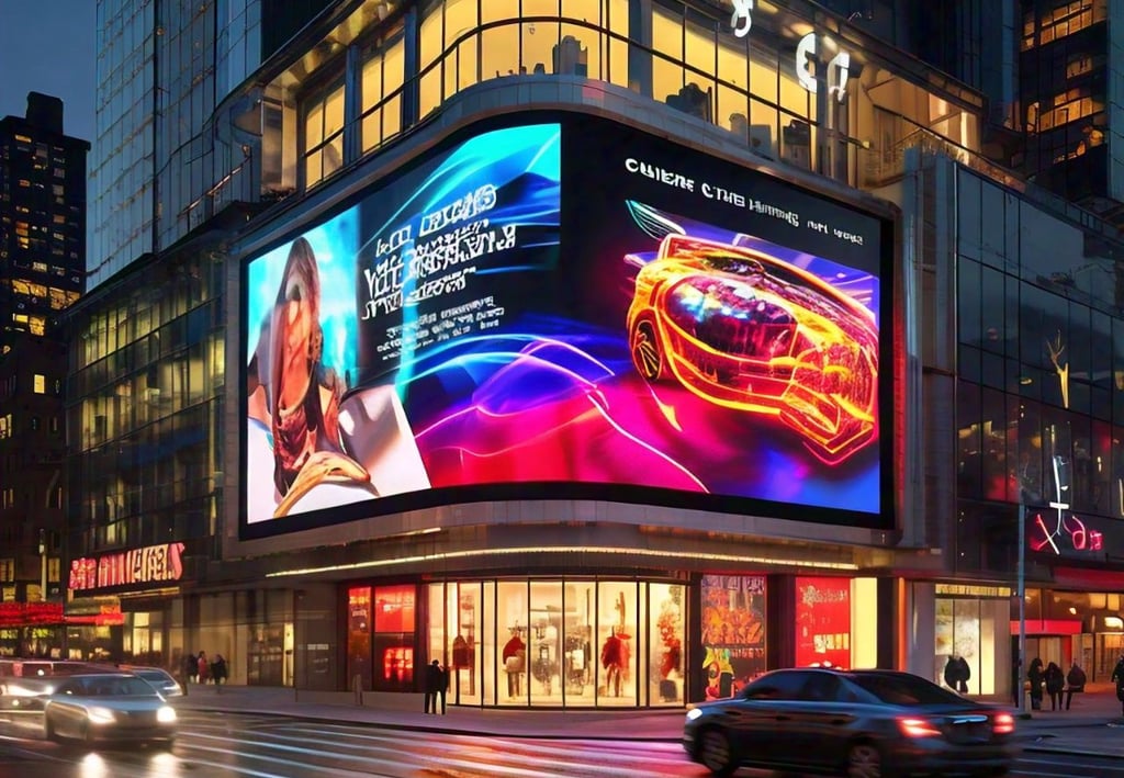 curved led screen wall